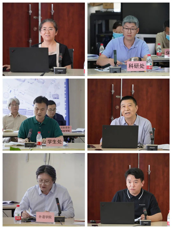 各单位负责人进行发言 各单位负责人进行发言