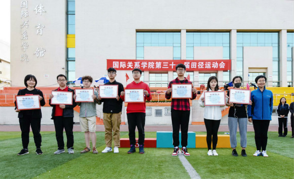 开场式优秀方队颁奖现场 开场式优秀方队颁奖现场